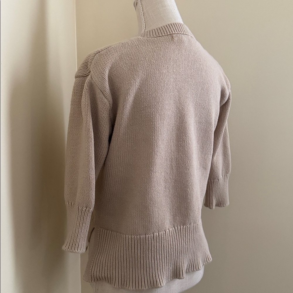 Workshop Republic Clothing Taupe V-Neck Sweater - Picture 9 of 13